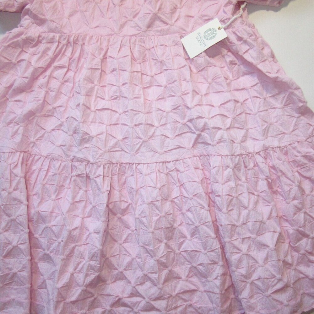 NWT Tuckernuck Hyacinth House Isabella in Pink Diamond Textured Mini Dress L - Picture 10 of 14